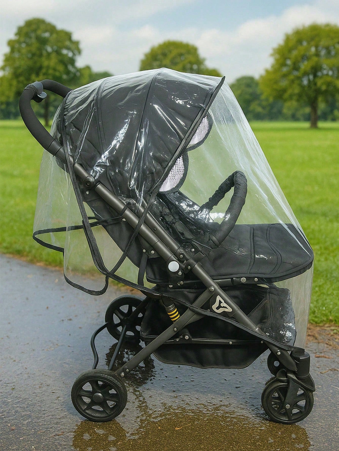 1pc Baby Stroller Rain Cover, Child Windshield Protector, Infant Umbrella Stroller Rain Poncho