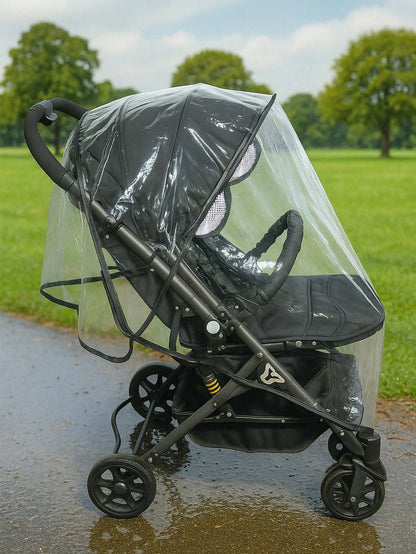 1pc Baby Stroller Rain Cover, Child Windshield Protector, Infant Umbrella Stroller Rain Poncho