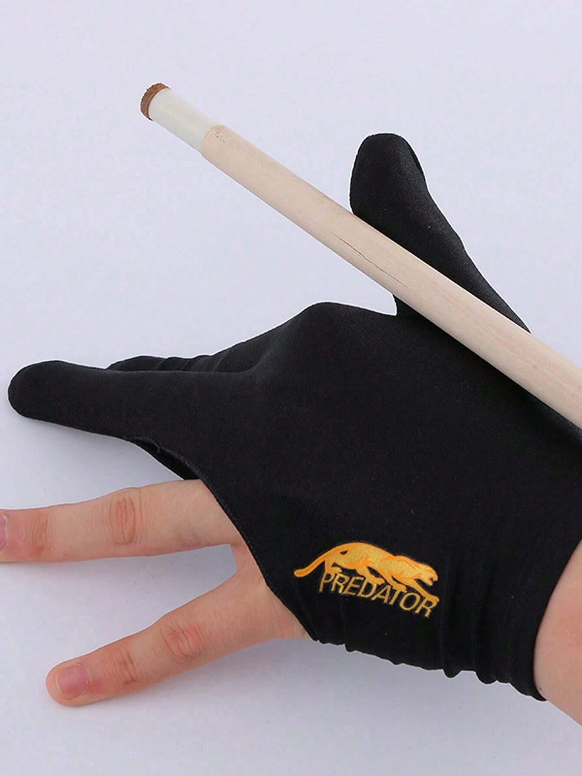 1pc Billiard Glove, Unisex Breathable Anti-Slip Elastic Three-Finger Open-Finger Snooker Glove