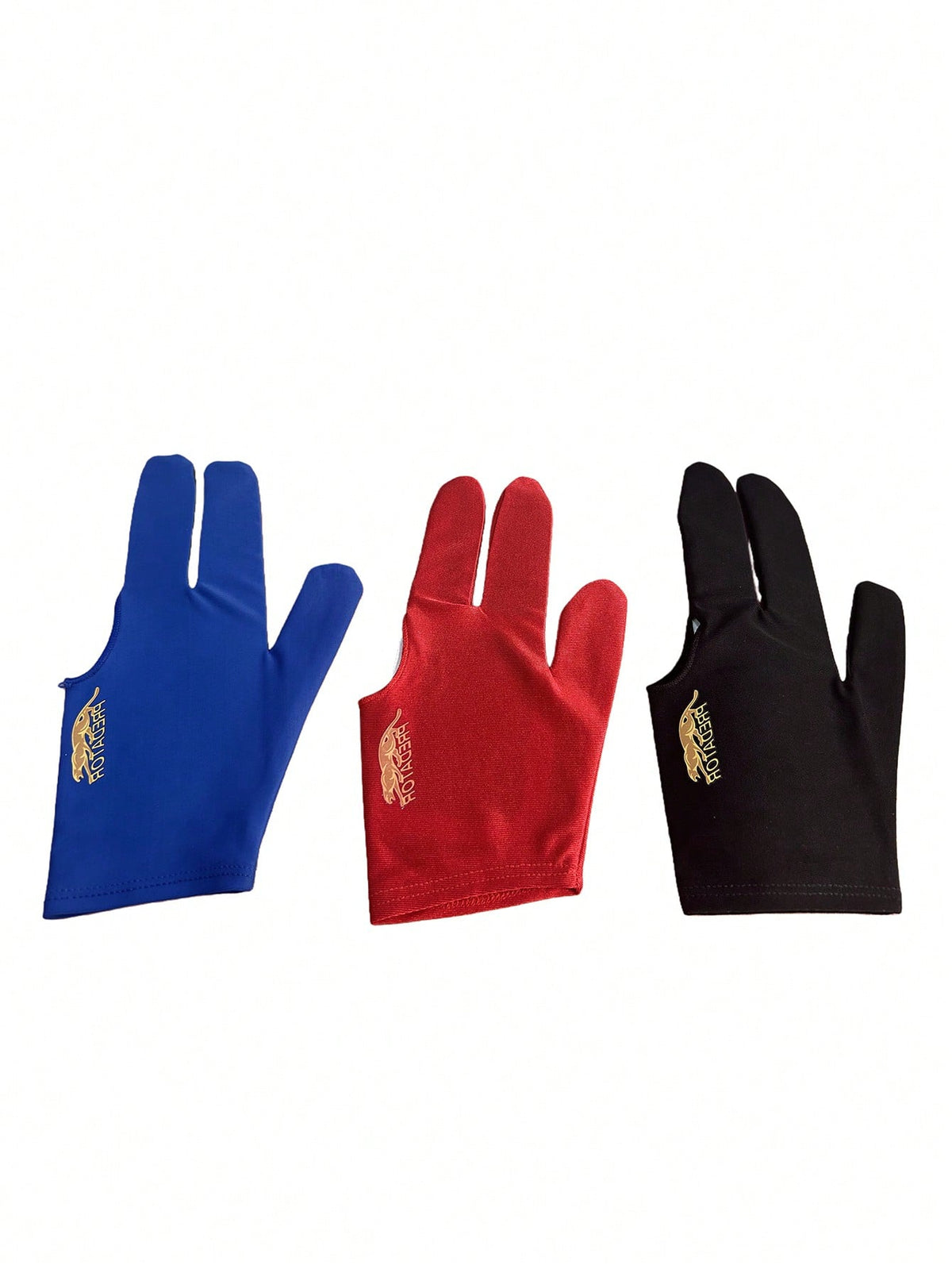 1pc Billiard Glove, Unisex Breathable Anti-Slip Elastic Three-Finger Open-Finger Snooker Glove