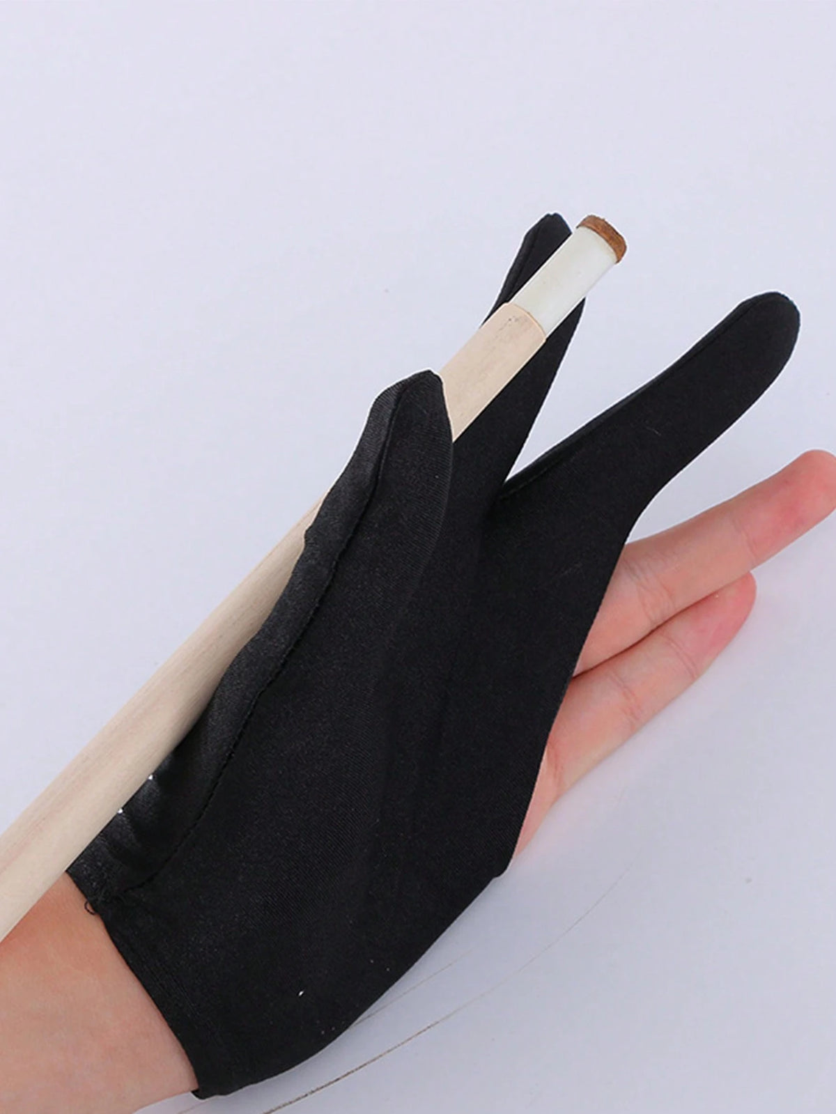 1pc Billiard Glove, Unisex Breathable Anti-Slip Elastic Three-Finger Open-Finger Snooker Glove
