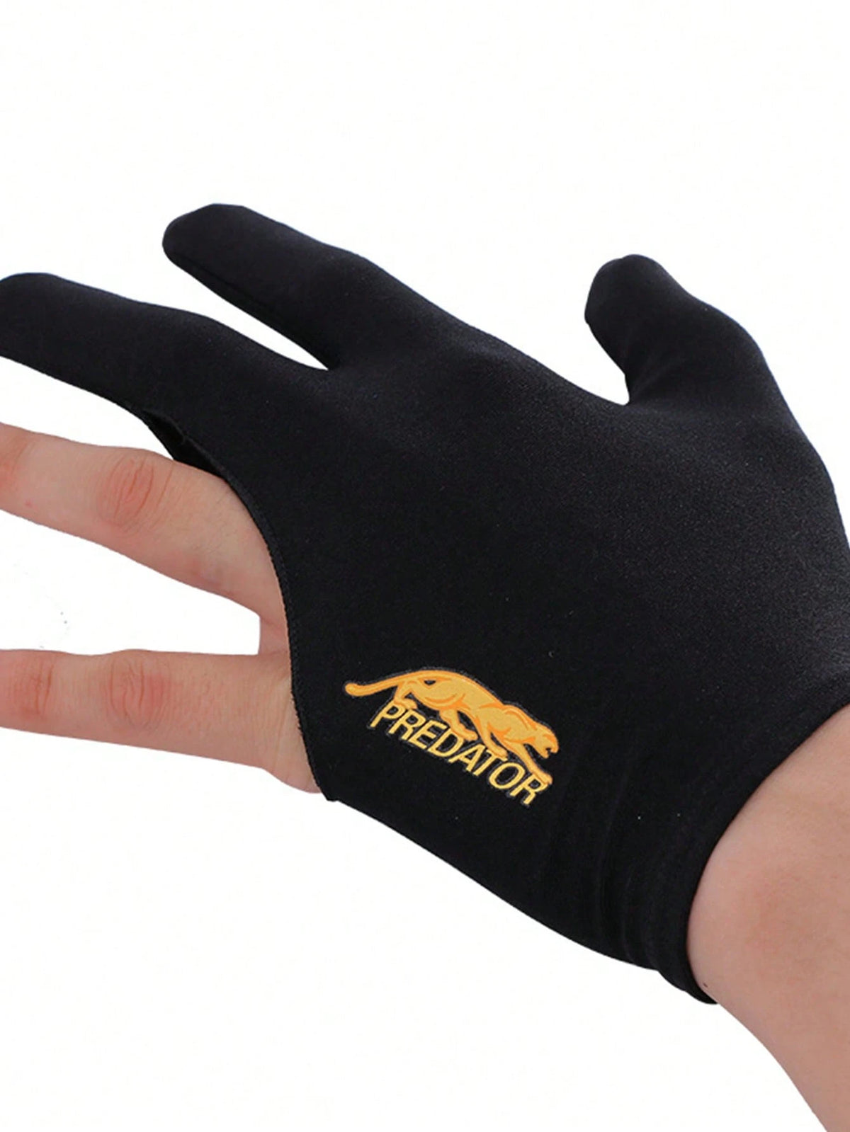 1pc Billiard Glove, Unisex Breathable Anti-Slip Elastic Three-Finger Open-Finger Snooker Glove
