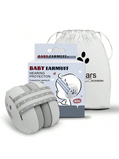 1pc Blue Baby Protective Ear Muffs, Anti-Noise Infant Headphones To Prevent Hearing Damage & Improve Sleep