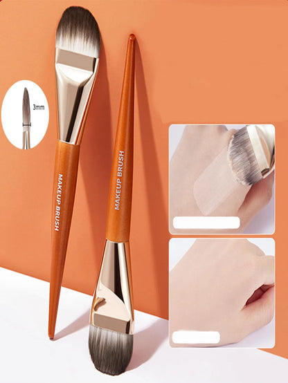 1pc Broad Tongue-Shaped Flat Head Foundation Brush Makeup Brush,Foundation Brush,Concealer Brush,Blush Brush,Contour Brush,Blush Brush,Bronzer Brush,Powder Brush,Foundation Brush,Blush Brush,Giveaways