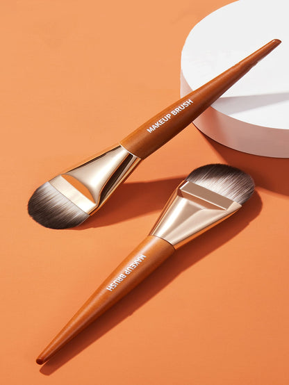1pc Broad Tongue-Shaped Flat Head Foundation Brush Makeup Brush,Foundation Brush,Concealer Brush,Blush Brush,Contour Brush,Blush Brush,Bronzer Brush,Powder Brush,Foundation Brush,Blush Brush,Giveaways