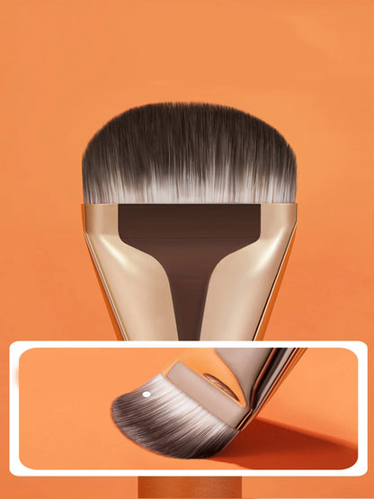 1pc Broad Tongue-Shaped Flat Head Foundation Brush Makeup Brush,Foundation Brush,Concealer Brush,Blush Brush,Contour Brush,Blush Brush,Bronzer Brush,Powder Brush,Foundation Brush,Blush Brush,Giveaways