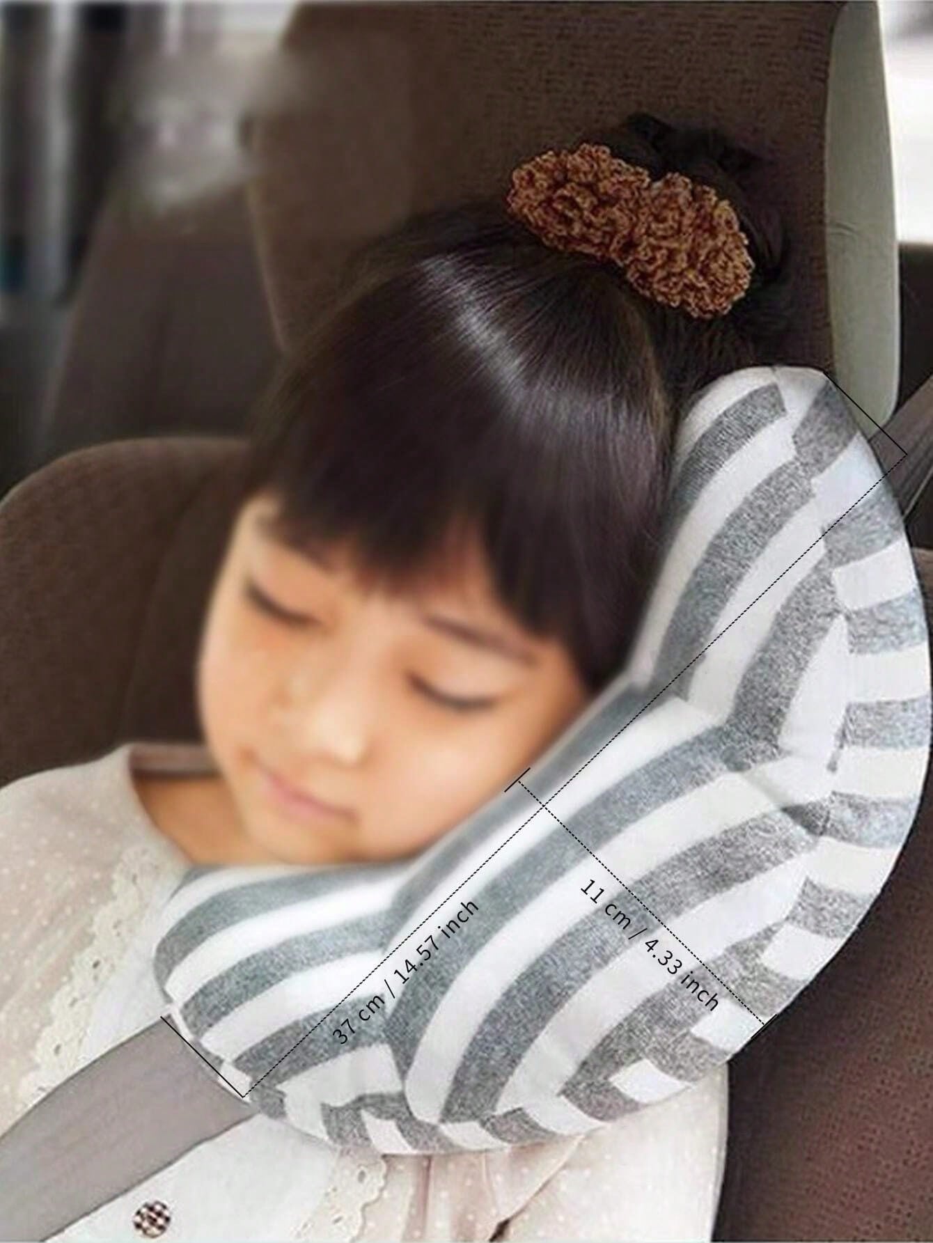 1pc Car Headrest Belt Pillow, Car Accessories Neck Pillow For Sleeping, Car Pillow