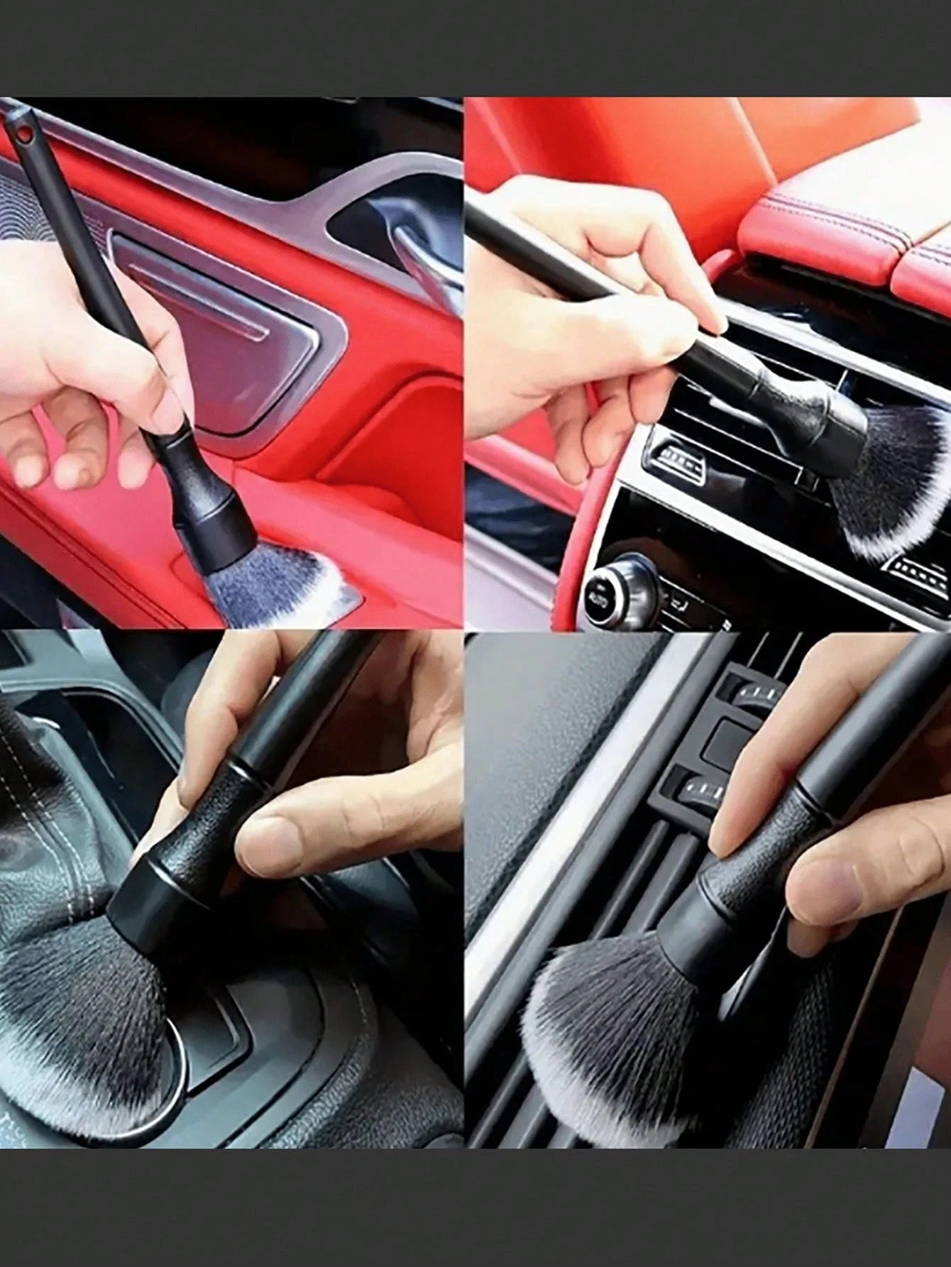 1pc Car Interior Cleaning Brush, Suitable For Car Dusting And Cleaning, Exterior Car Washing