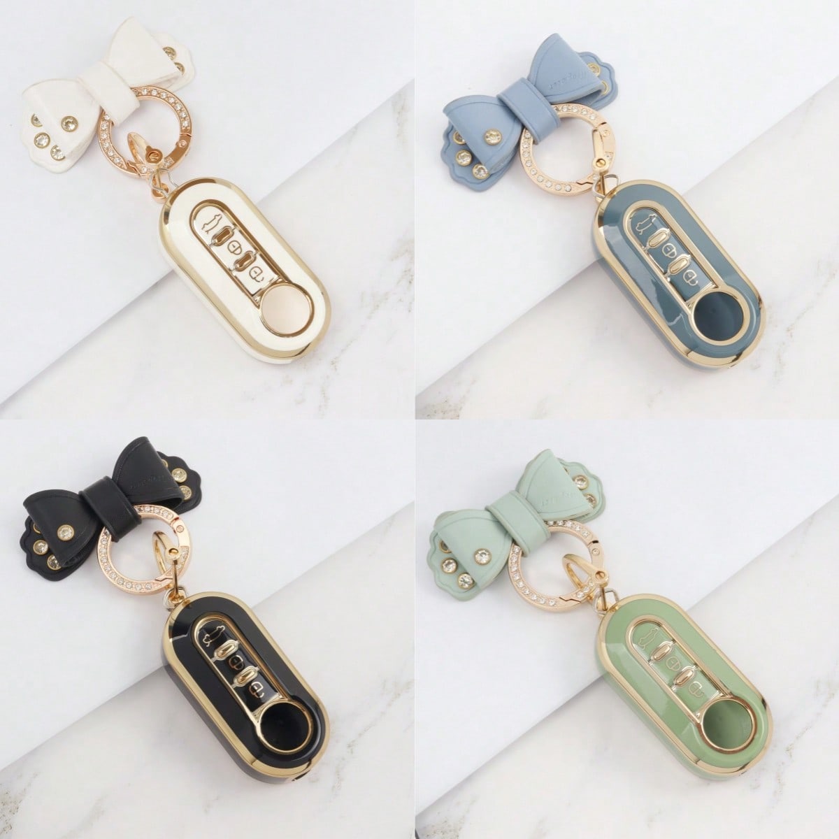 1pc Car Key Fob Cover, Soft TPU Car Key Holder/Case Shell For Fiat 500 Key Cover For Boyue For Bravo For Iveco For Olsen Car Key Remote Fashionable And Keybags Suitable For Girls