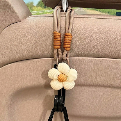 1pc Car Seat Back Hook, Handbag & Bag Hanger, Convenient Headrest Hook, Car Decor Accessory, Interior Trim