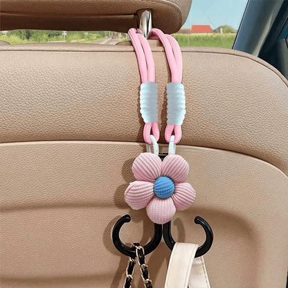1pc Car Seat Back Hook, Handbag & Bag Hanger, Convenient Headrest Hook, Car Decor Accessory, Interior Trim