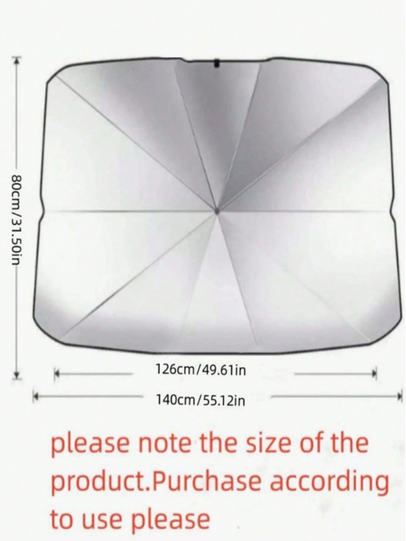 1pc Car Sun Shade, Keeps You Cool And Protected From Sunlight, Essential For Summer