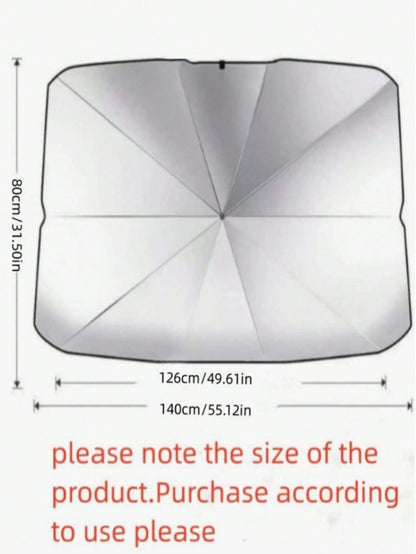 1pc Car Sun Shade, Keeps You Cool And Protected From Sunlight, Essential For Summer