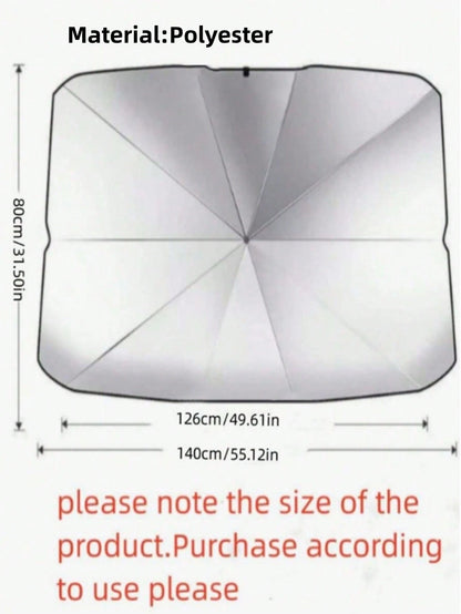 1pc Car Sun Shade, Keeps You Cool And Protected From Sunlight, Essential For Summer