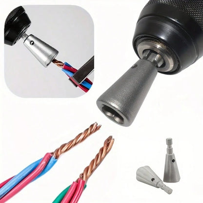 1pc Carbon Steel Automatic Hex Handle Wire Tool, Universal Quick Wire Connector, Electrician Essential For Easy & Secure Electrical Parallel Wiring Connections