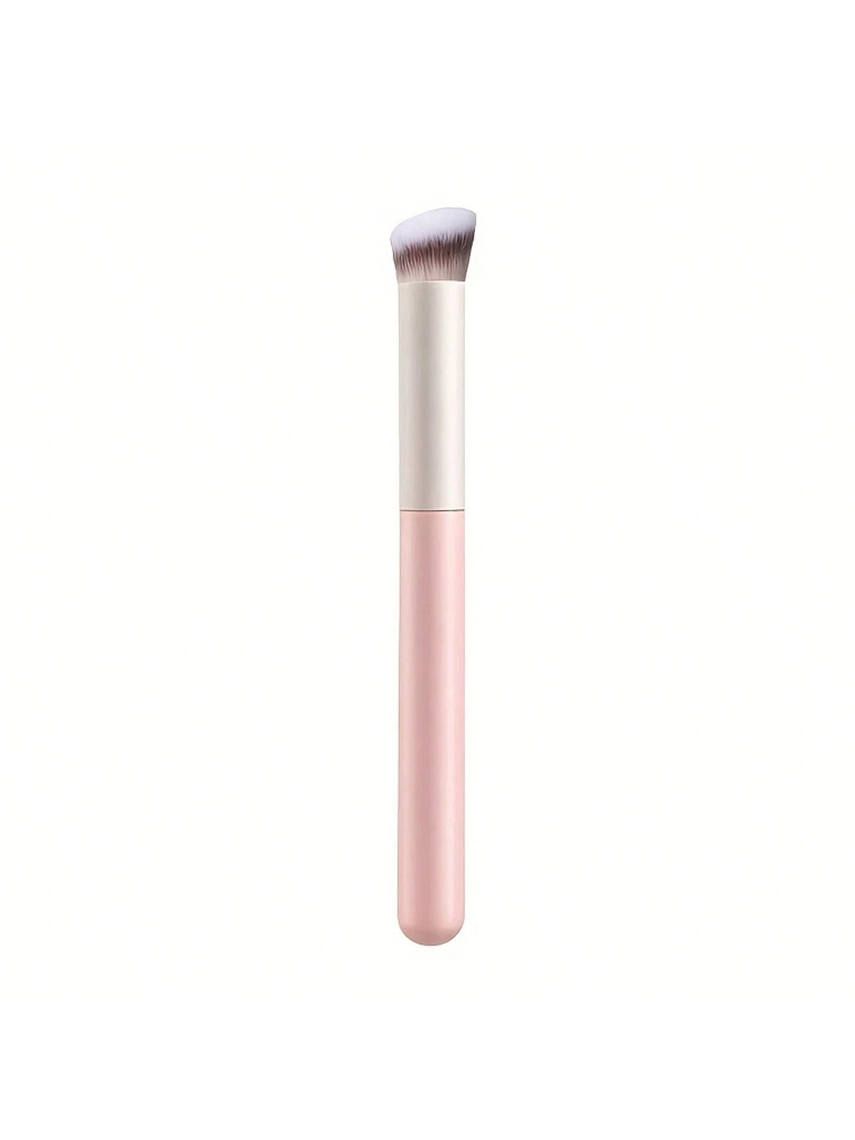 1pc Concealer Brush Mini Oblique Flat-Topped Kabuki Nose Contour Brush, For Covering, Blending, Setting, Powdering, Liquid Cream And Foundation,Foundation Brush,Concealer Brush,Blush Brush,Contour Bru