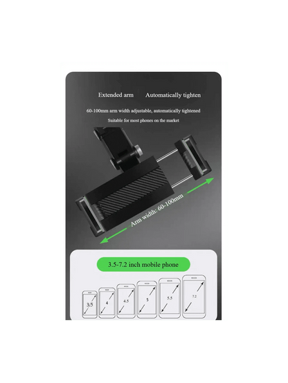 1pc Convenient Installation Non-Blocking Rearview Mirror Car Phone Holder, Backseat Video Shooting, Kitchen Desk Phone Stand Compatible With IPhone, Android Phone, Gift For Birthday, Family, Friends C