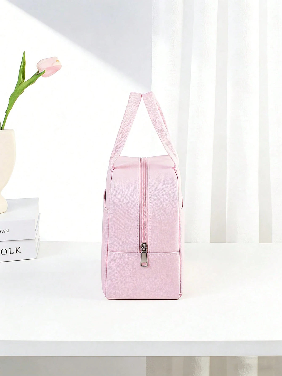 1pc Customized Embroidered Lunch Bag, Suitable For Students, Middle/High School/College And Office Workers. Suitable For Campus, Workplace, Business Events, Commuting, Outdoor Activities, Travel And G