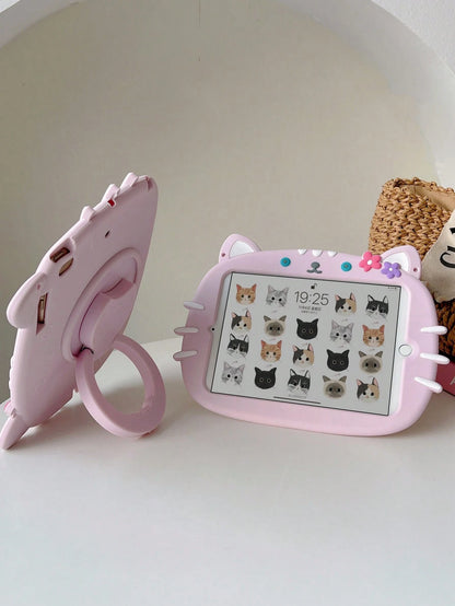 1pc Cute Cat Design Protective Case Compatible With 7/8/9, 2022 Air 5/4/3 9th Gen 10.2", Pro 11", Mini 7, New Air 6,/A7/8/9