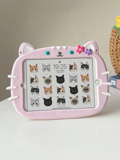1pc Cute Cat Design Protective Case Compatible With 7/8/9, 2022 Air 5/4/3 9th Gen 10.2", Pro 11", Mini 7, New Air 6,/A7/8/9
