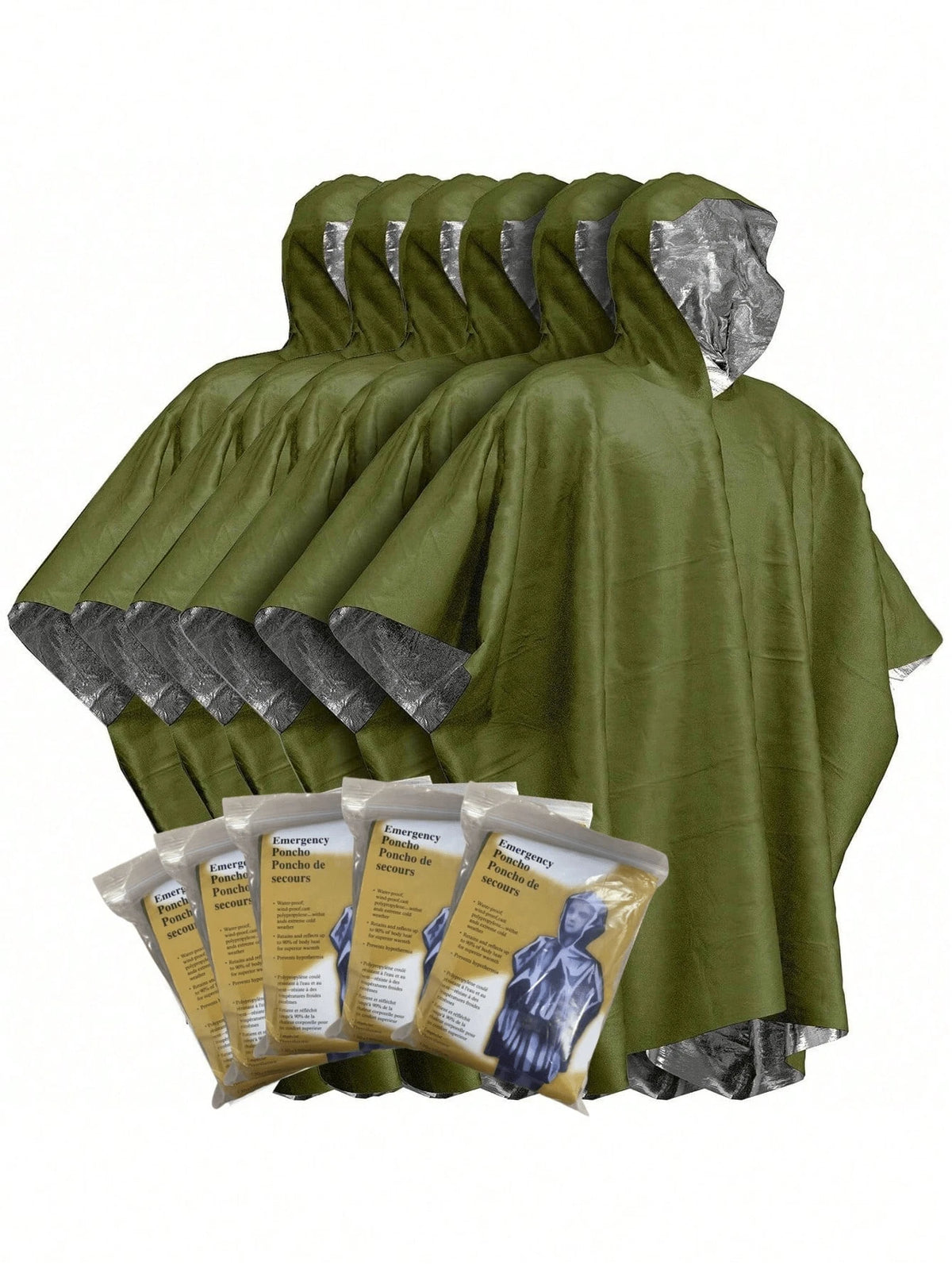 1pc Emergency Thermal Blanket, Double-Sided Insulation Rain Poncho, Heat-Reflecting Survival Blanket, Outdoor Camping Gear, Camping Equipment, Camping Essentials