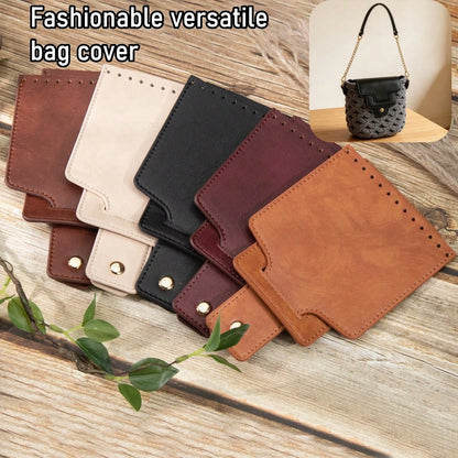 1pc Fashion Versatile Bag Flap! Multi-Color PU Leather Material, Compatible With Most Bag Styles, Perfect For Handmade Beginners, Craft Enthusiasts To Weave, Remodel Bags, Also Suitable For Wallet Mak
