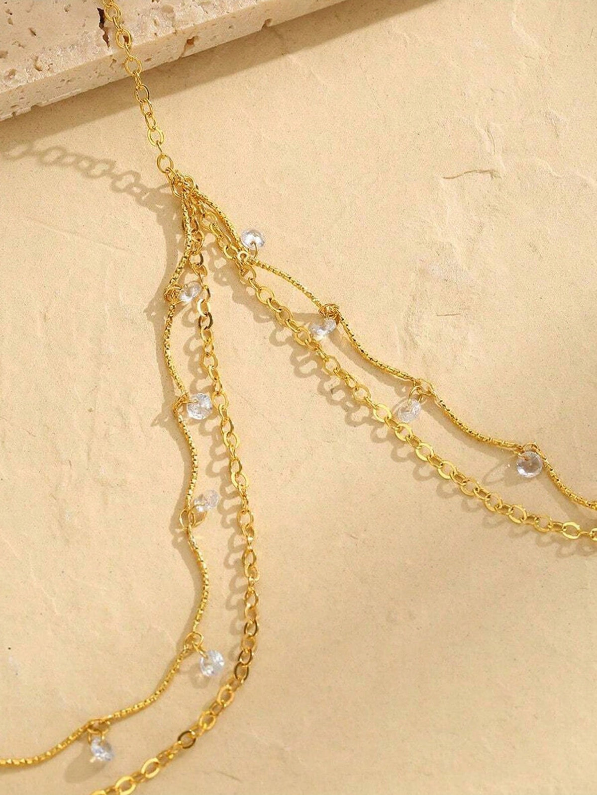 1pc Fashionable Sequin Disc Body Chain Bikini Accessory For Women
