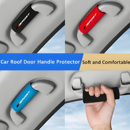 1pc Fluff Car Roof Door Handle Protector Car Armrest Cover, Fit For Audi For BMW For Mercedes Benz For VW For, Three Colors To Choose From, Can Be Freely Matched To Decorate Your Car