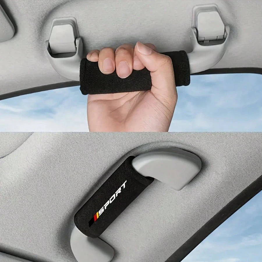 1pc Fluff Car Roof Door Handle Protector Car Armrest Cover, Fit For Audi For BMW For Mercedes Benz For VW For, Three Colors To Choose From, Can Be Freely Matched To Decorate Your Car