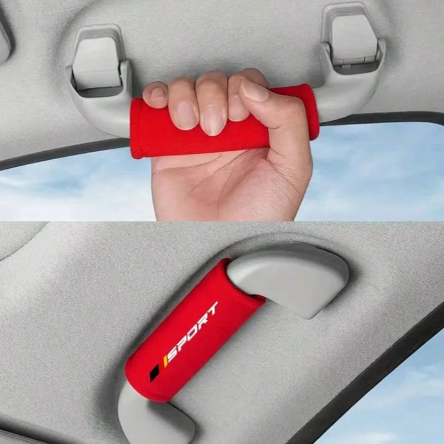 1pc Fluff Car Roof Door Handle Protector Car Armrest Cover, Fit For Audi For BMW For Mercedes Benz For VW For, Three Colors To Choose From, Can Be Freely Matched To Decorate Your Car