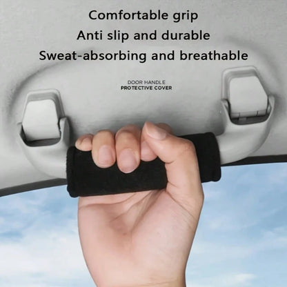 1pc Fluff Car Roof Door Handle Protector Car Armrest Cover, Fit For Audi For BMW For Mercedes Benz For VW For, Three Colors To Choose From, Can Be Freely Matched To Decorate Your Car