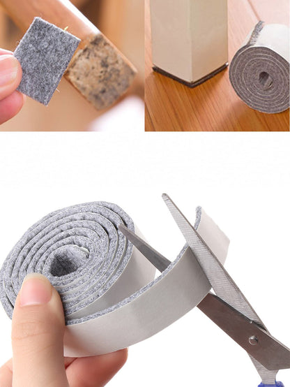 1pc Furniture Leg Pad Anti Slip Mat Floor Scratch Protector Self Adhesive Furniture Feet Cover Sofa Chair Table Cabinet