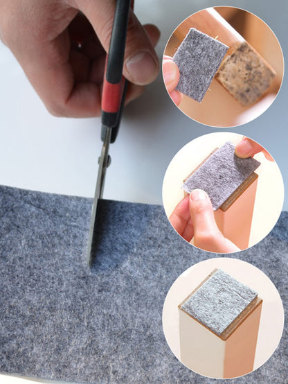 1pc Furniture Leg Pad Anti Slip Mat Floor Scratch Protector Self Adhesive Furniture Feet Cover Sofa Chair Table Cabinet