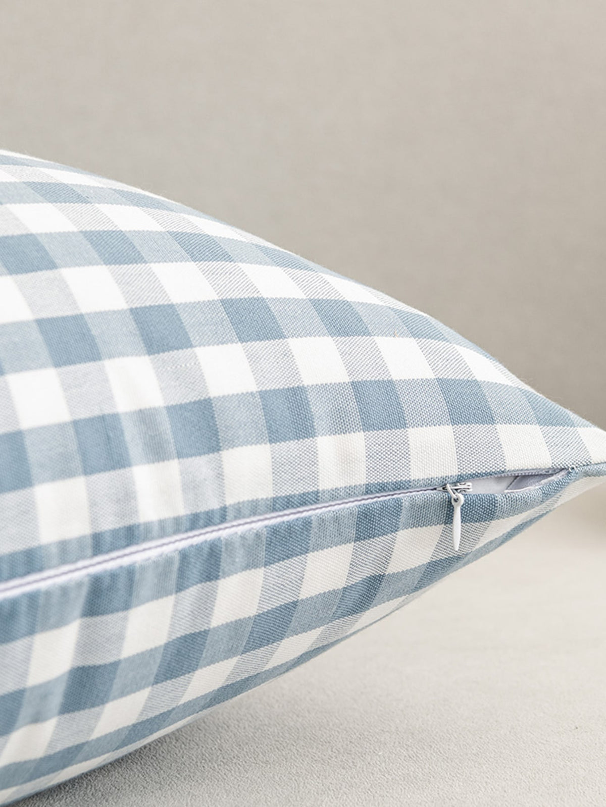 1pc Geometric Grid Pillow Cover, No Pillow Insert