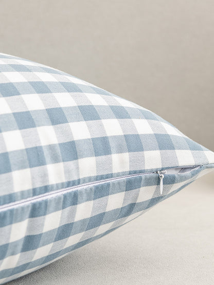 1pc Geometric Grid Pillow Cover, No Pillow Insert