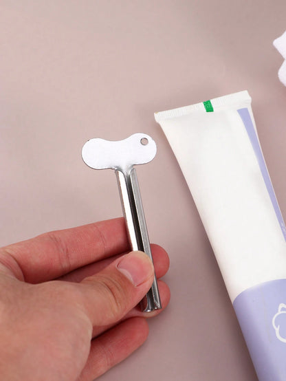 1pc Gold Stainless Steel Toothpaste Squeezer, Suitable For Hand Cream, Ointment, And Aluminum Tubes Toothpaste Home Bathroom Decor Fall Decor Back To School