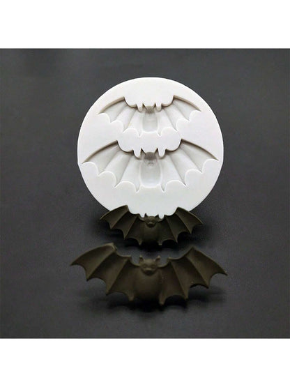 1pc Halloween Bat Silicone Mold, Candle Mold, Soap Mold, Resin Mold, DIY Soft Clay Epoxy Decoration Mold, Handmade Decorative Art Tool