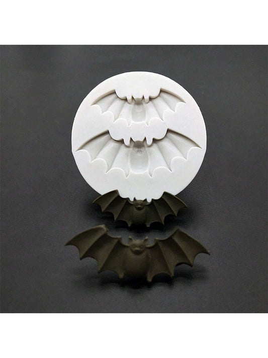 1pc Halloween Bat Silicone Mold, Candle Mold, Soap Mold, Resin Mold, DIY Soft Clay Epoxy Decoration Mold, Handmade Decorative Art Tool