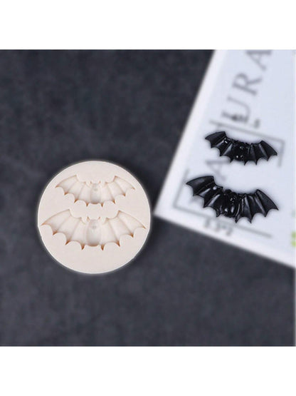 1pc Halloween Bat Silicone Mold, Candle Mold, Soap Mold, Resin Mold, DIY Soft Clay Epoxy Decoration Mold, Handmade Decorative Art Tool