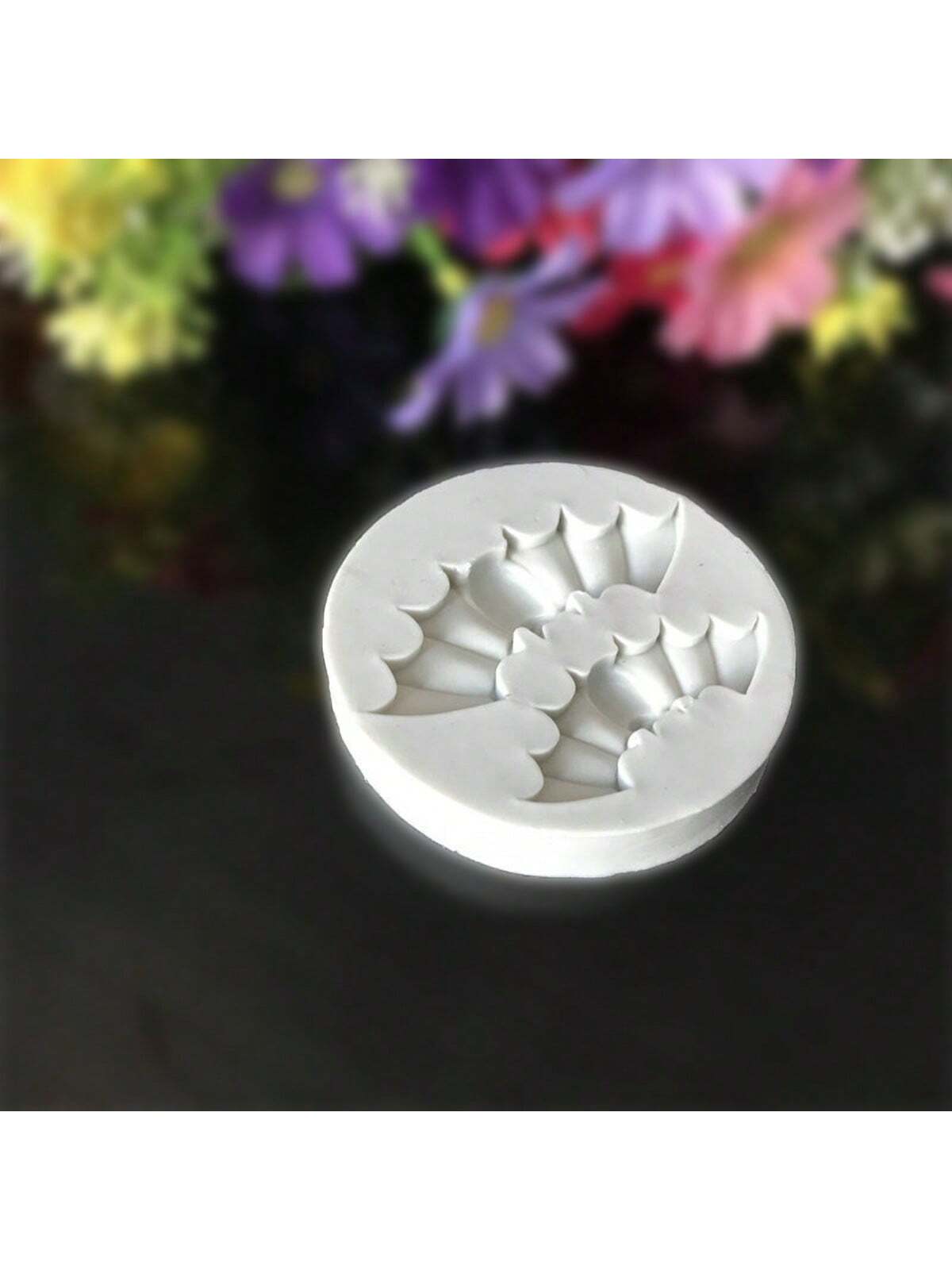 1pc Halloween Bat Silicone Mold, Candle Mold, Soap Mold, Resin Mold, DIY Soft Clay Epoxy Decoration Mold, Handmade Decorative Art Tool