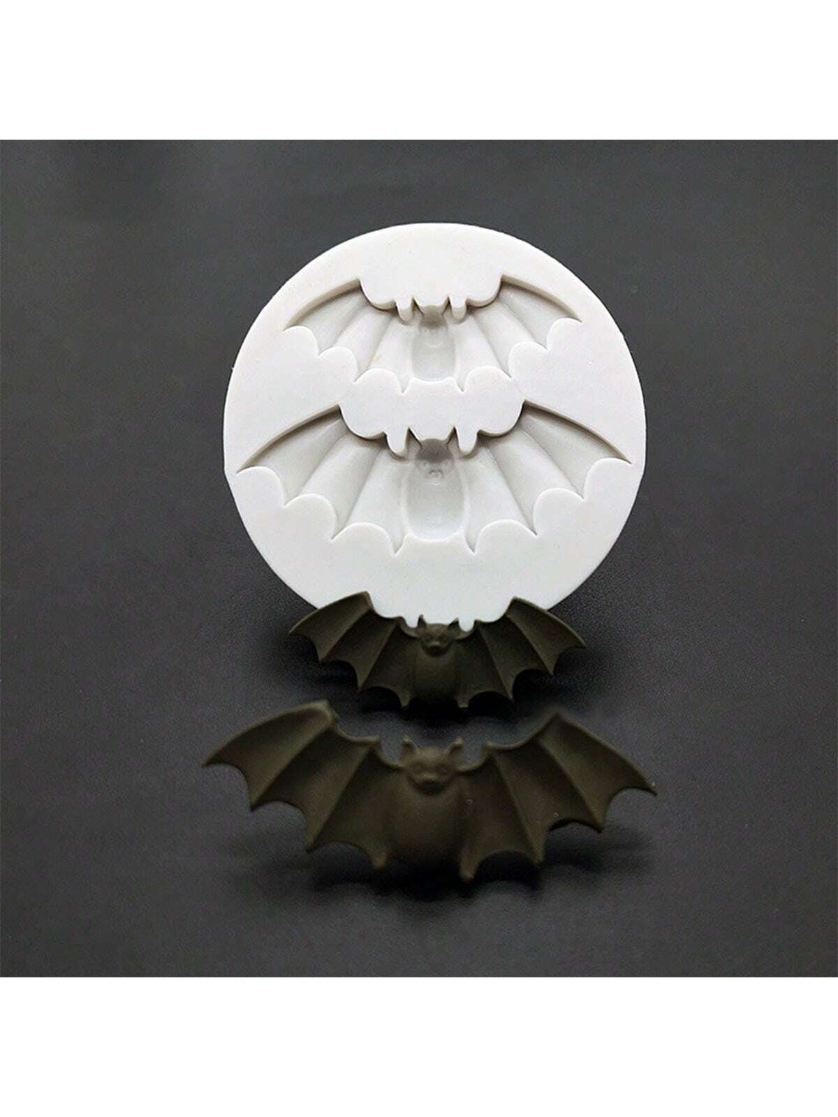 1pc Halloween Bat Silicone Mold, Candle Mold, Soap Mold, Resin Mold, DIY Soft Clay Epoxy Decoration Mold, Handmade Decorative Art Tool