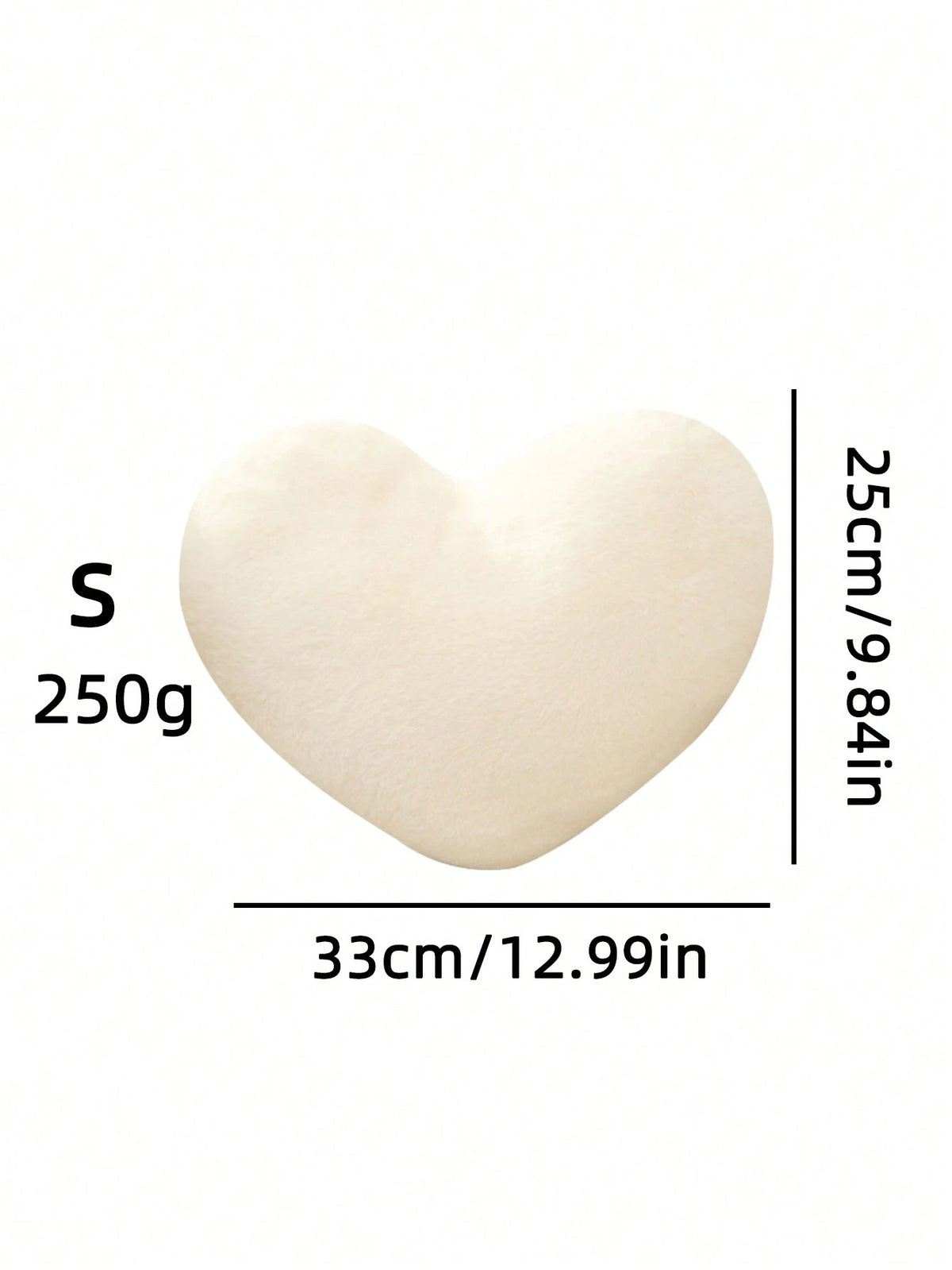 1pc Heart-Shaped Throw Pillow, Suitable For School Bedding, Dorm Decor, Living Room Sofa, Bedroom, Soft & Comfortable Decorative Cushion