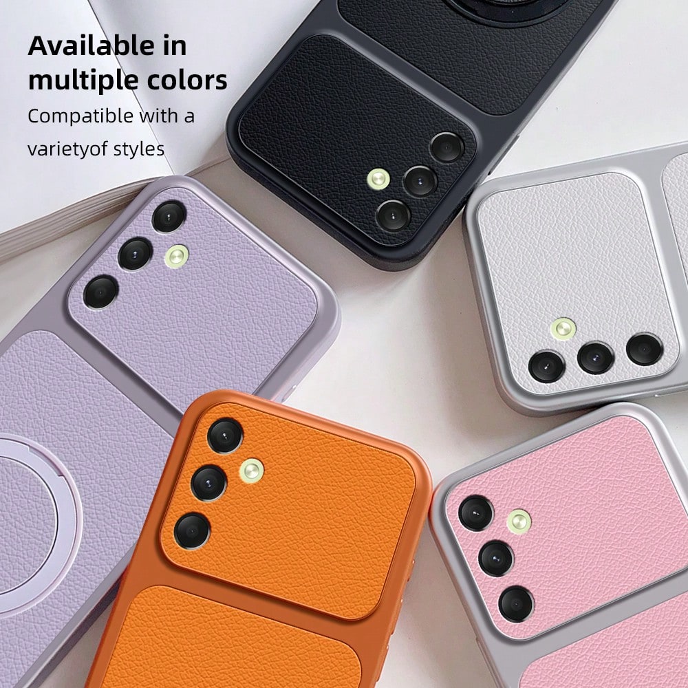 1pc Leather Texture Kickstand Phone Case Compatible With Galaxy S25, S24, S24Plus/S24+, S24Ultra, S24FE, S20, S21, S22, S23 And 11/11 Pro/11 Pro Max/12/12 Pro/12 Pro Max/13/13 Pro/13 Pro Max/14/14 Pro
