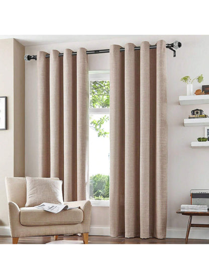 1pc Long Curtain Rods, Telescoping Splicing 1 Inch Curtain Rod For Windows, Bedroom, Drapery Rods With Decorative Translucent Finials, Black/Sliver/Gold
