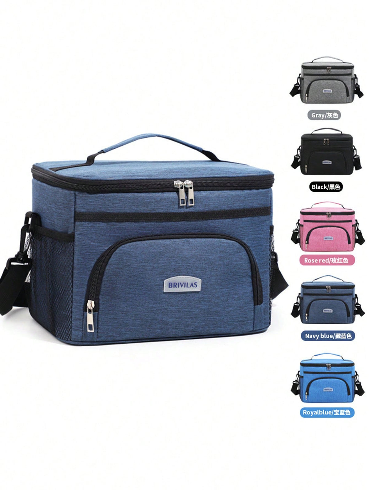 1pc Lunch Bag For Women, Large Capacity Insulated Lunch Box For Men, Student Thickened Cute Lunch Bag, Reusable Lunch Tote Bag, Portable Picnic Ice Bag For Work, Picnic, School Or Travel Lunch Box Bag