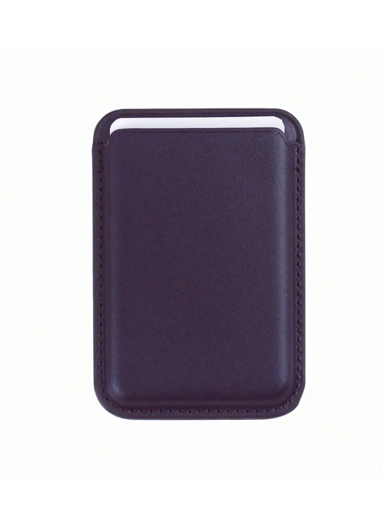 1pc Magnetic PU Leather Card Holder Case, Compatible With IPhone 16/15/14/13/12 Pro Max- Ultra Slim MagSafe Wallet Phone Case With Faux Leather Lining And Credit Card Slots- Adhesive European Style
