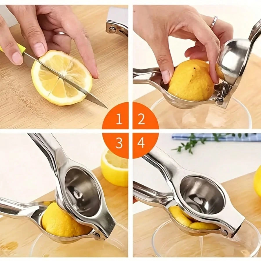 1pc Manual Aluminum Citrus Juicer- Suitable For Oranges, Lemons And Pomegranates- Ideal For Home Kitchen, Parties And Bars