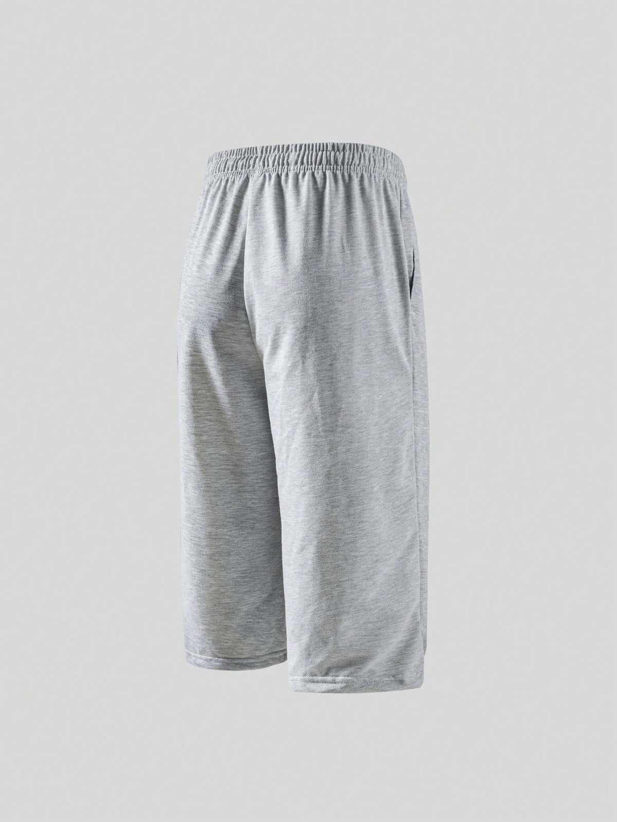 1pc Men's Casual Capri Shorts, Minimalist Design Interpreting A Relaxed Attitude, You Can Wear Your Unique Man Style Sports