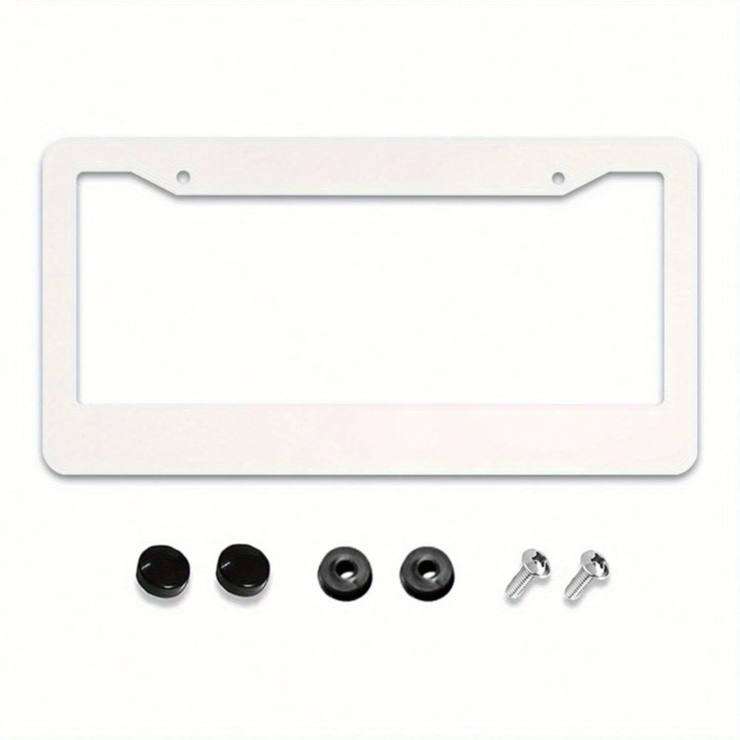 1PC Mexican Flag License Plate Frame Personalized Mexican Fun Stainless Steel License Plate Holder With Screws Car Decoration Suitable For Men And Women