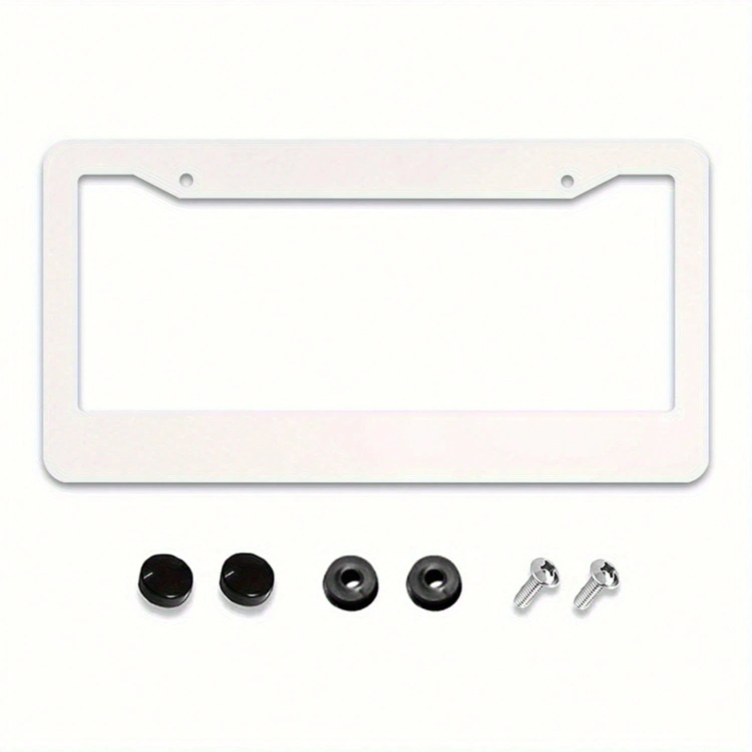 1PC Mexican Flag License Plate Frame Personalized Mexican Fun Stainless Steel License Plate Holder With Screws Car Decoration Suitable For Men And Women